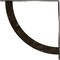 Ekena Millwork Bulwark Steel Bracket, Antiqued Warm Silver 2"W x 24"D x 24"H BKTM02X24X24BUAWS - alternate 6